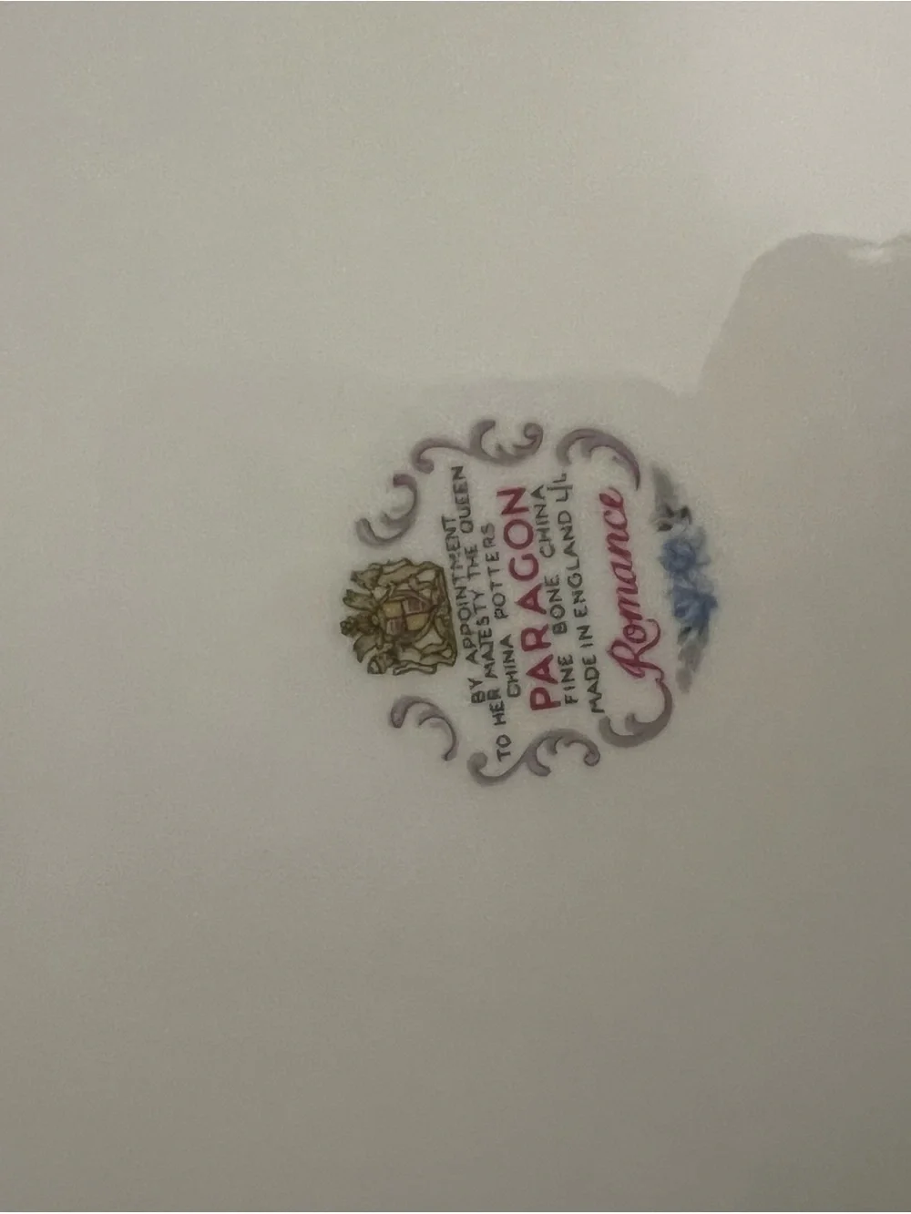 Paragon Romance Dinner plates (5 total)